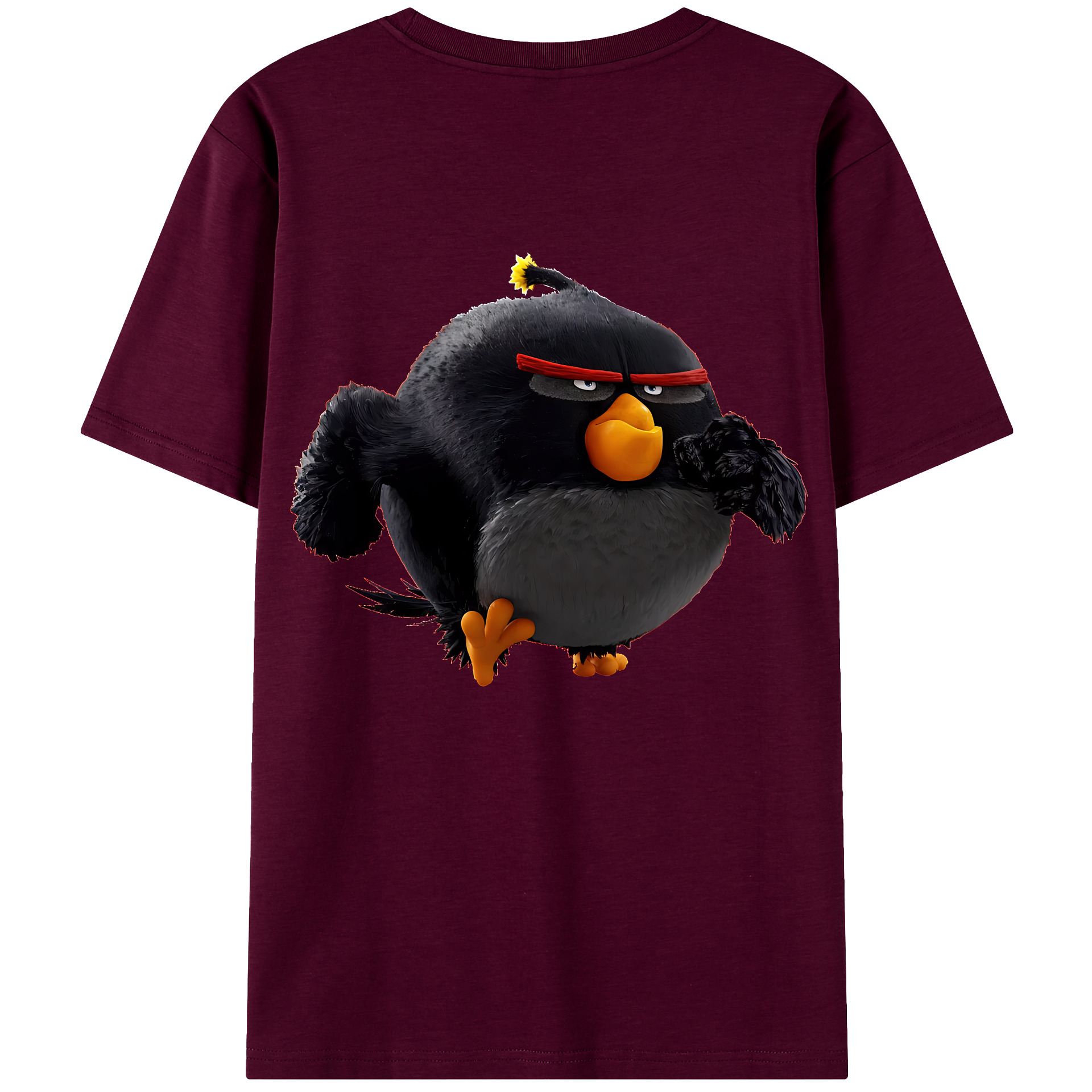 （画像用） Angry Birds アングリーバード レディース半袖Tシャツ(バックプリント)